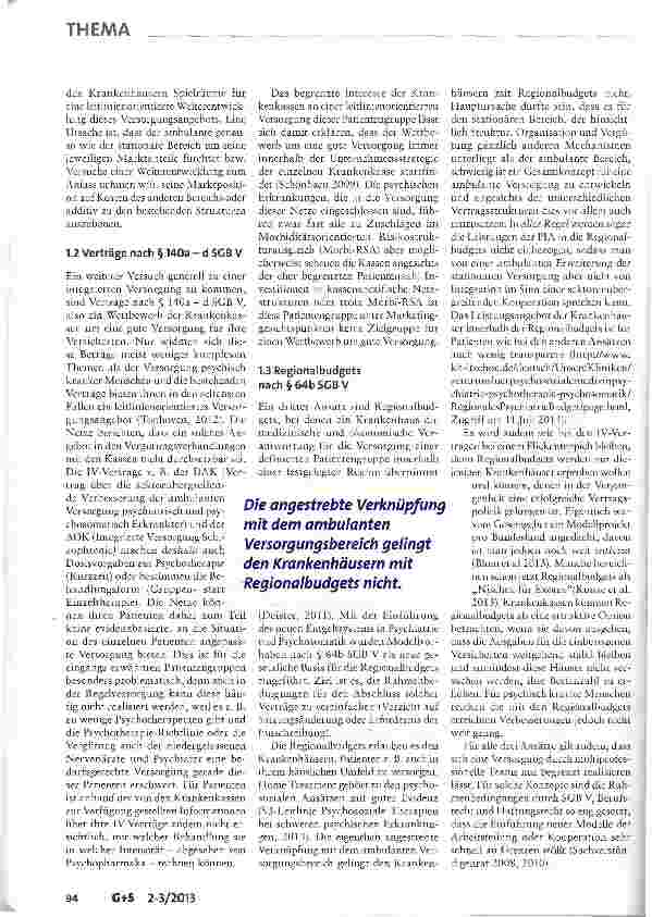 Vorschauseite 2: Let us get physical: Integrierte und teamorientierte Versorgung