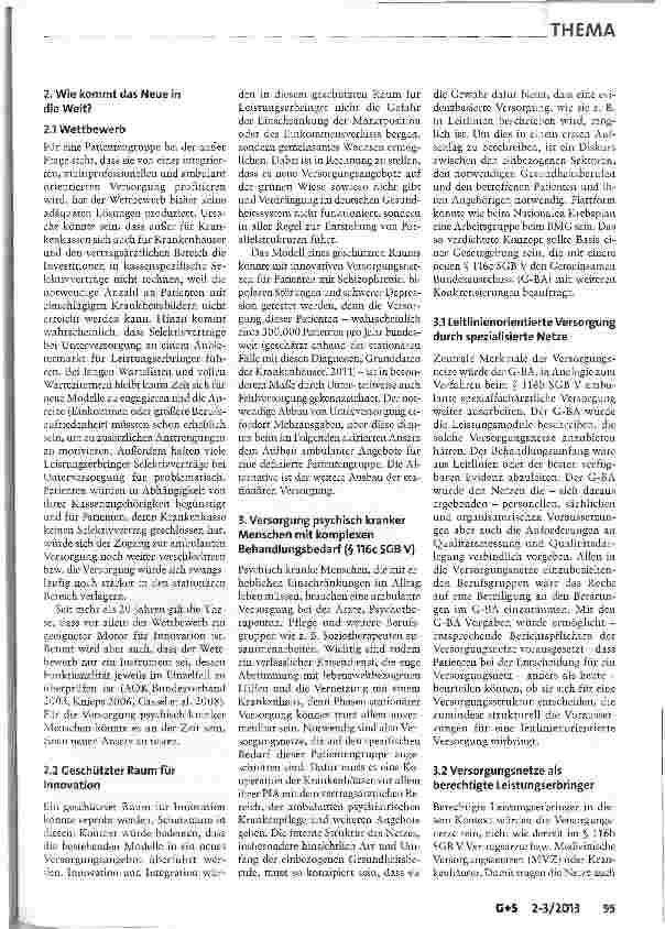 Vorschauseite 3: Let us get physical: Integrierte und teamorientierte Versorgung