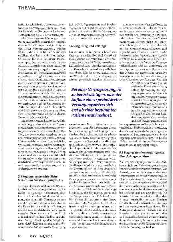 Vorschauseite 4: Let us get physical: Integrierte und teamorientierte Versorgung