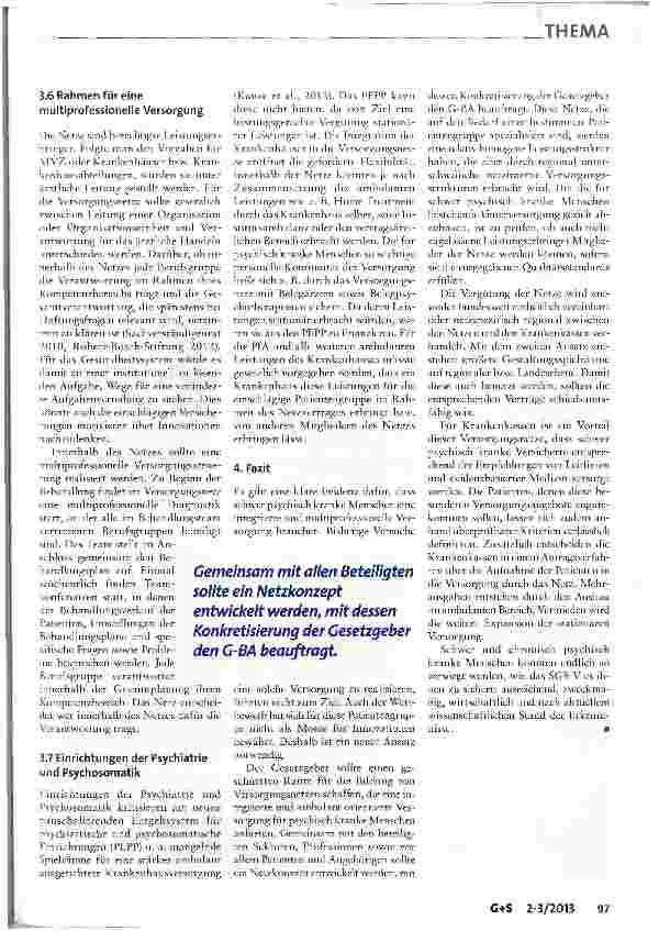 Vorschauseite 5: Let us get physical: Integrierte und teamorientierte Versorgung