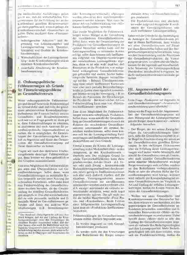 Vorschauseite 2: Wirtschaftliche Voraussetzungen zur Erfüllung der an das Krankenhaus gestellten Erwartungen