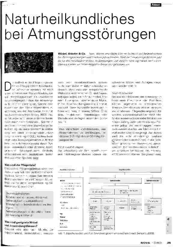 Vorschauseite 1: Naturheilkundliches bei Atmungsstörungen