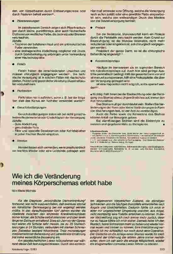 Vorschauseite 3: Hilfe bei Stomakomplikationen