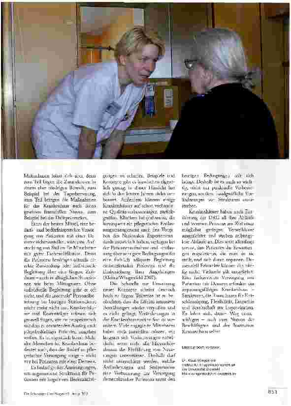 Vorschauseite 2: WIE ANPASSUNGSFÄHIG IST DAS KRANKENHAUS?