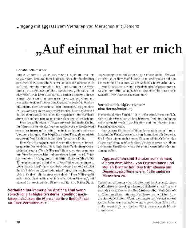 Vorschauseite 1: Auf einmal hat er mich geohrfeigt!