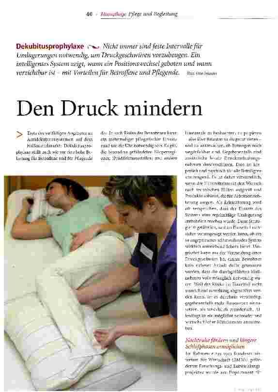 Vorschauseite 1: Den Druck mindern