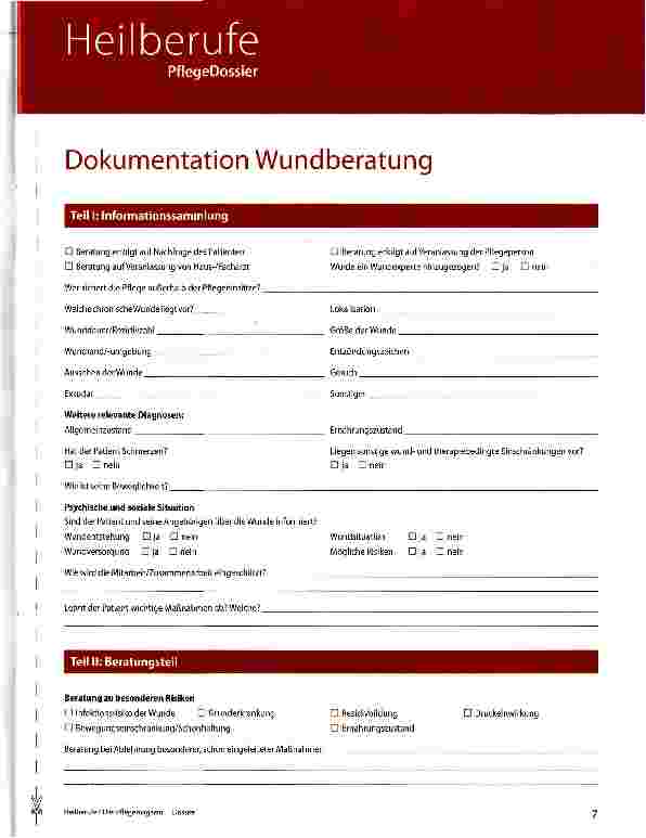 Vorschauseite 2: Alltagsnormalität herstellenLeben lernen mit chronischen Wunden