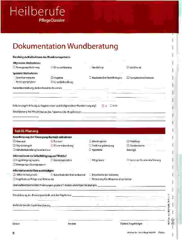 Vorschauseite 3: Alltagsnormalität herstellenLeben lernen mit chronischen Wunden