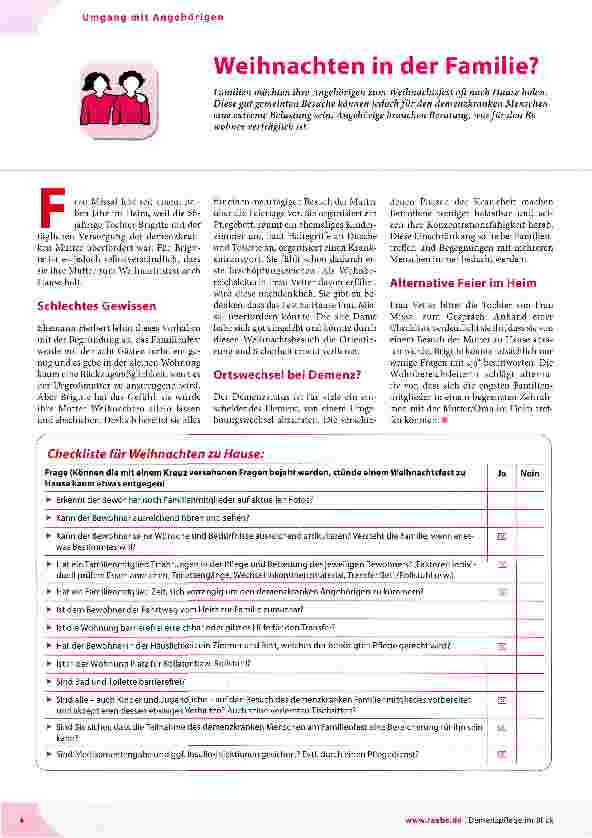 Vorschauseite 1: Weihnachten in der Familie?