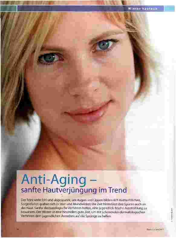 Vorschauseite 1: Anti-Aging - sanfte Hautverjüngung im Trend