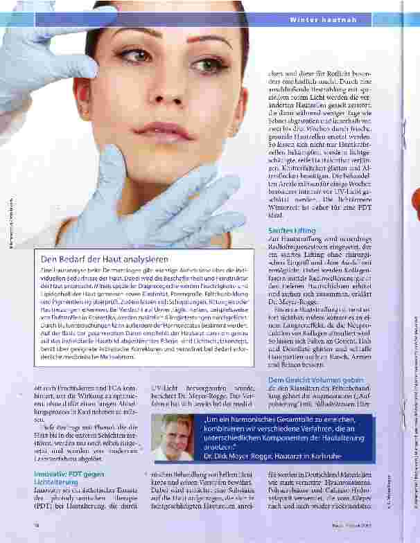 Vorschauseite 3: Anti-Aging - sanfte Hautverjüngung im Trend