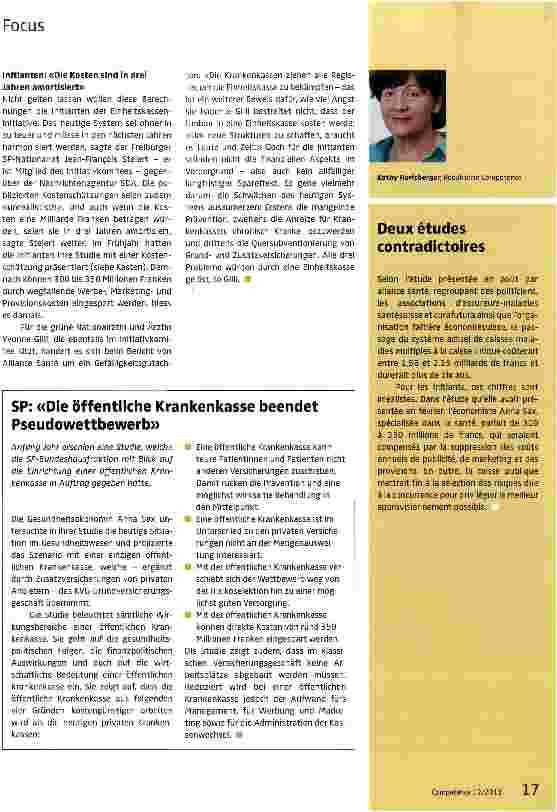 Vorschauseite 2: Welche Kosten würde ein Systemwechsel mit sich bringen?