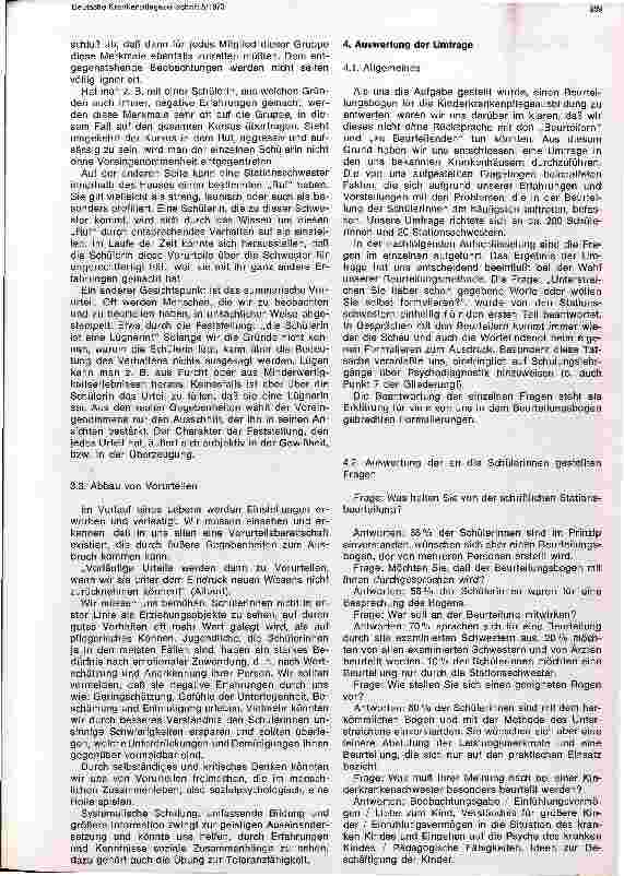 Vorschauseite 5: Entwurf eines Beurteilungsbogens für Krankenpflegeschüler/innen