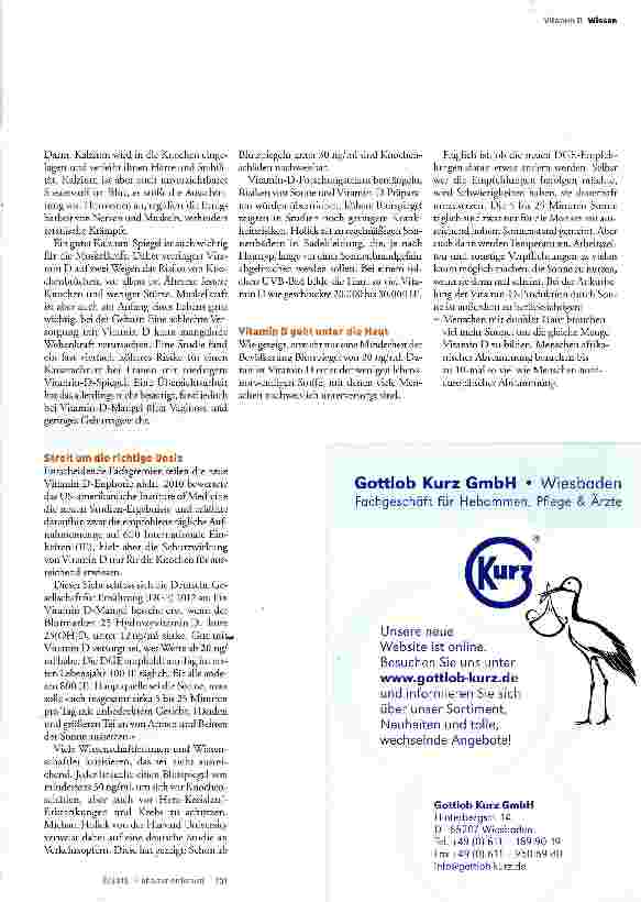 Vorschauseite 3: Vitamin D oder: Sehnsucht nach Sonne