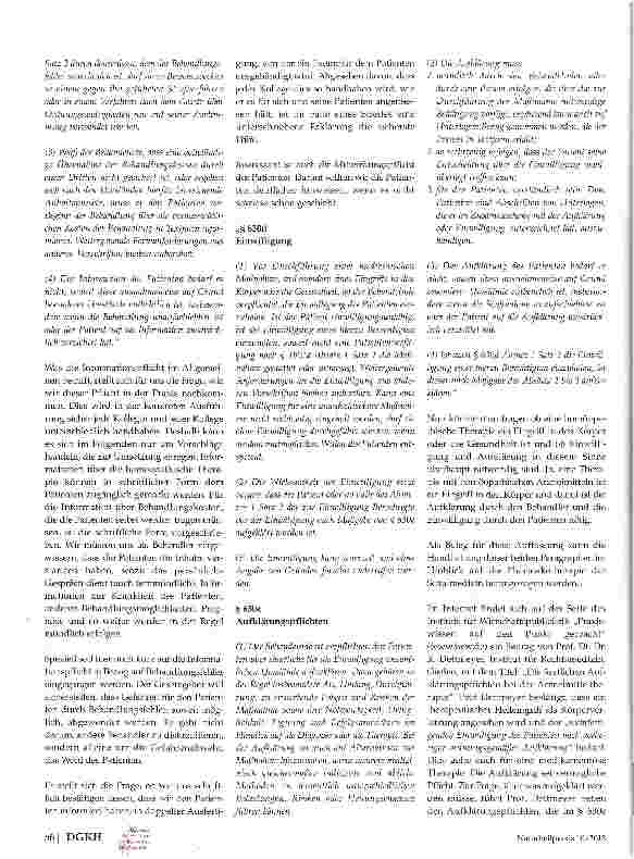 Vorschauseite 2: Auswirkungen des Patientenrechtegesetzes auf die Praxis