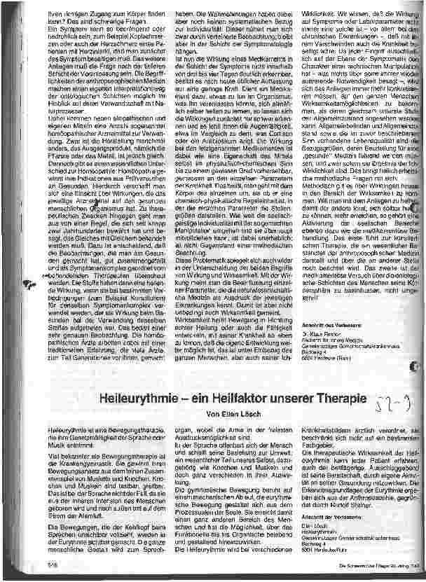 Vorschauseite 1: Heileurythemie - ein Heilfaktor unserer Therapie