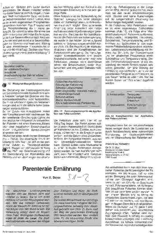 Vorschauseite 1: Parenterale Ernährug