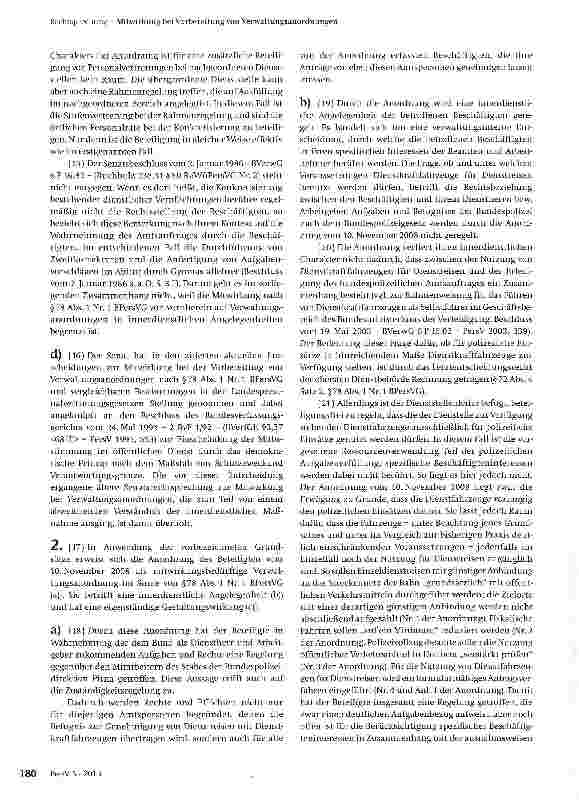 Vorschauseite 3: Mitwirkung bei Vorbereitung von Verwaltungsanordnungen