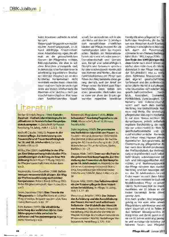 Vorschauseite 3: Der Identitätsspagat der Pflege