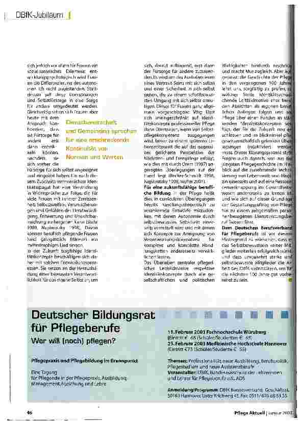 Vorschauseite 5: Der Identitätsspagat der Pflege