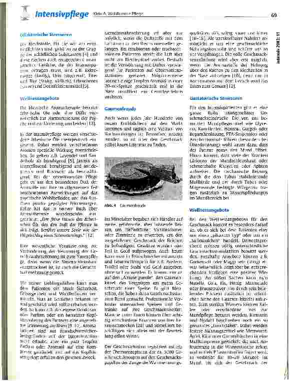 Vorschauseite 6: Wohltuende Pflege Wellness für Intensivpatienten