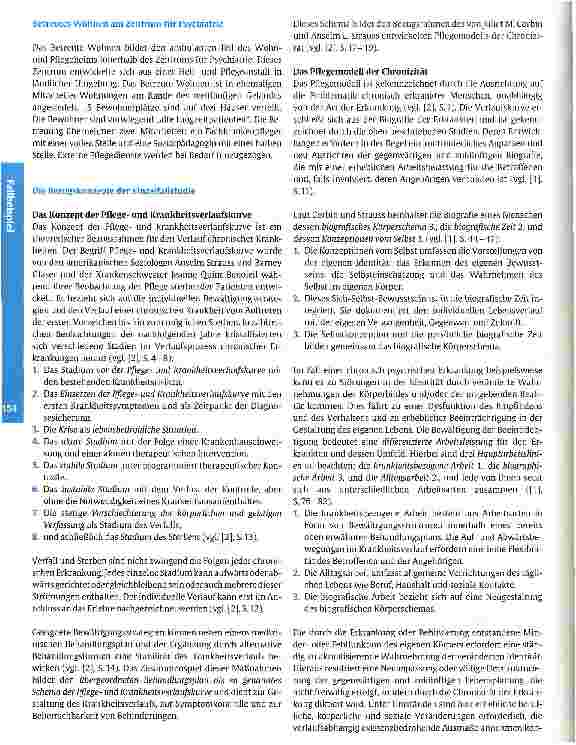 Vorschauseite 2: Eine chronische psychische Erkrankung und die Entwicklung der Pflegeund Krankheitsverlaufskurve