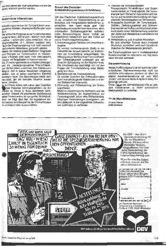 Vorschauseite 2: Der Umgang mit Tumorpatienten
