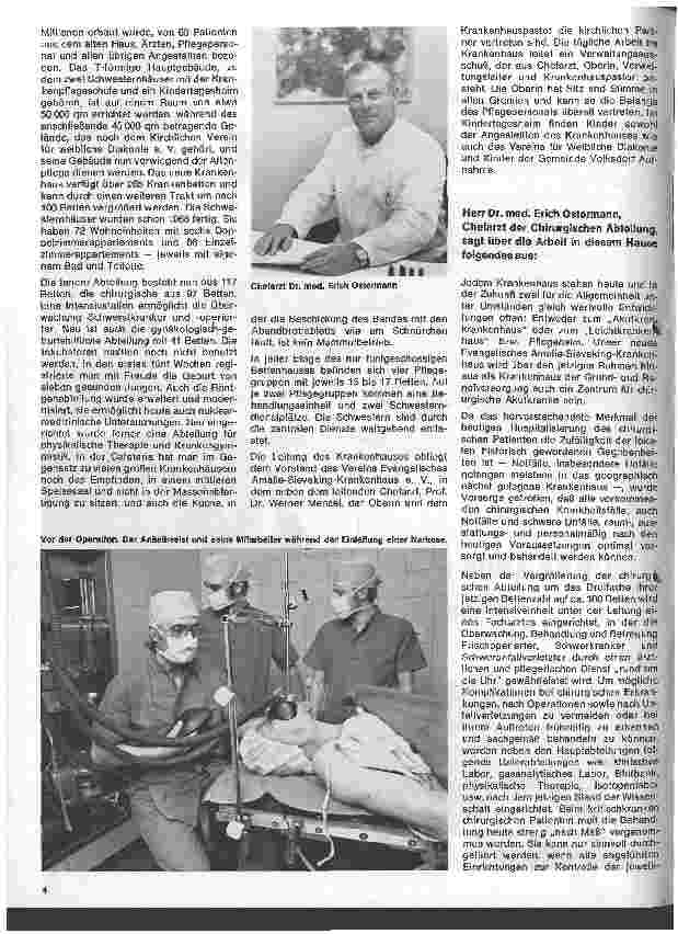 Vorschauseite 3: Das Amalie-Sieveking-Krankenhaus in Hamburg-Volksdorf