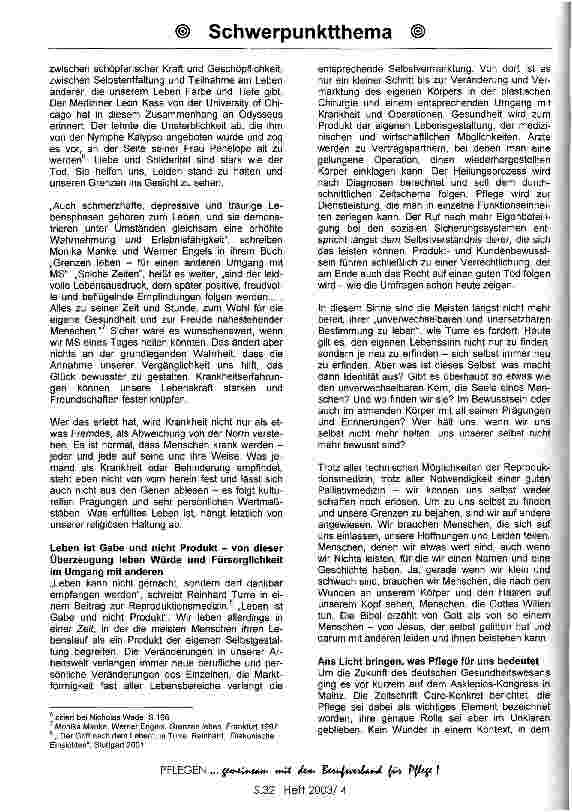 Vorschauseite 3: Zwischen Heilsversprechen und Marktrationalität: Für eine Ethik der Fürsorglichkeit
