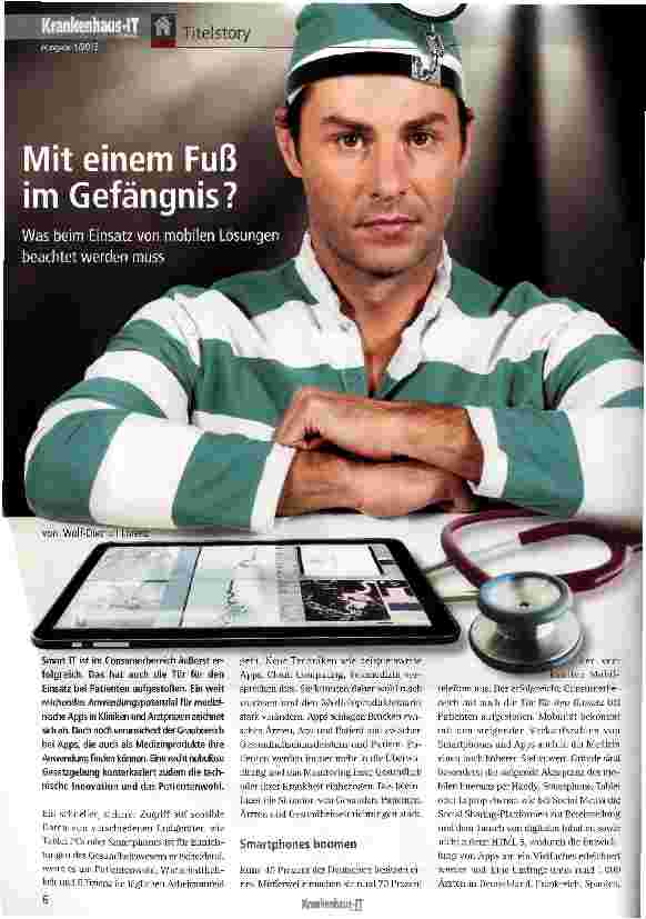 Vorschauseite 1: Mit einem Fuß im Gefängnis?