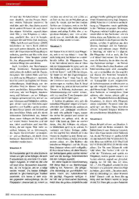 Vorschauseite 4: Körper + Sprache = Status?