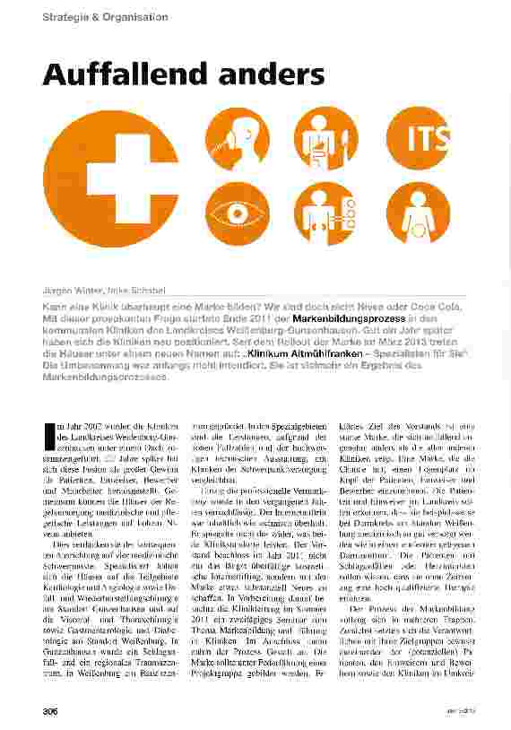 Vorschauseite 1: Auffallend anders