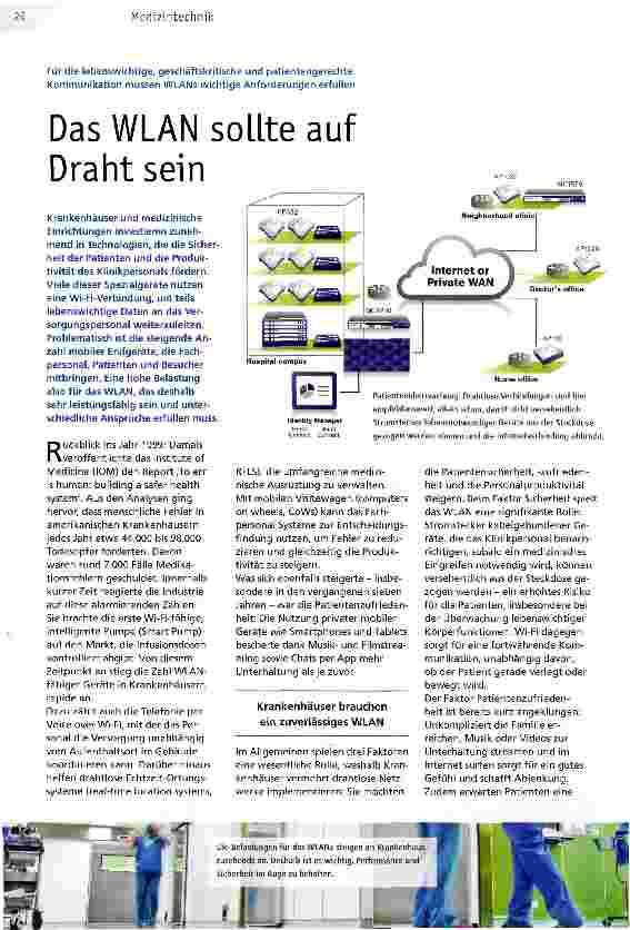 Vorschauseite 1: Das WLAN sollte auf Draht sein