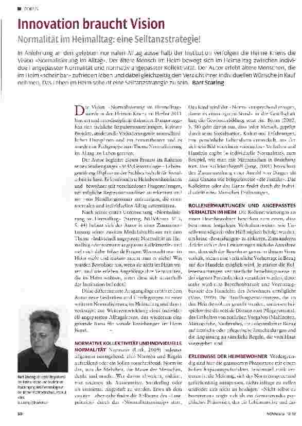 Vorschauseite 1: Innovation braucht Vision