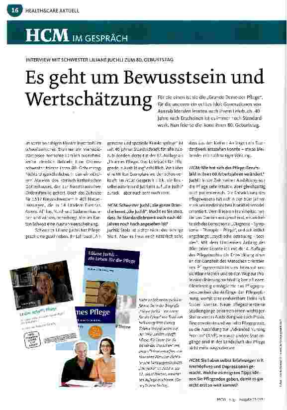 Vorschauseite 1: Es seht um Bewusstsein und Wertschätzung