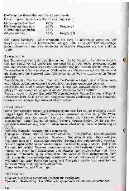 Vorschauseite 2: Das Bronchialcarcinom