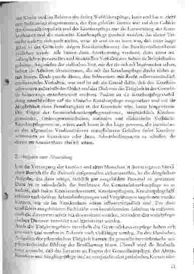 Vorschauseite 2: Neuordnung der Gemeindekrankenpflege