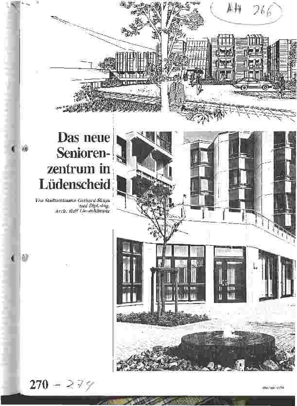 Vorschauseite 1: Das neue Seniorenzentrum in Lüdenscheid