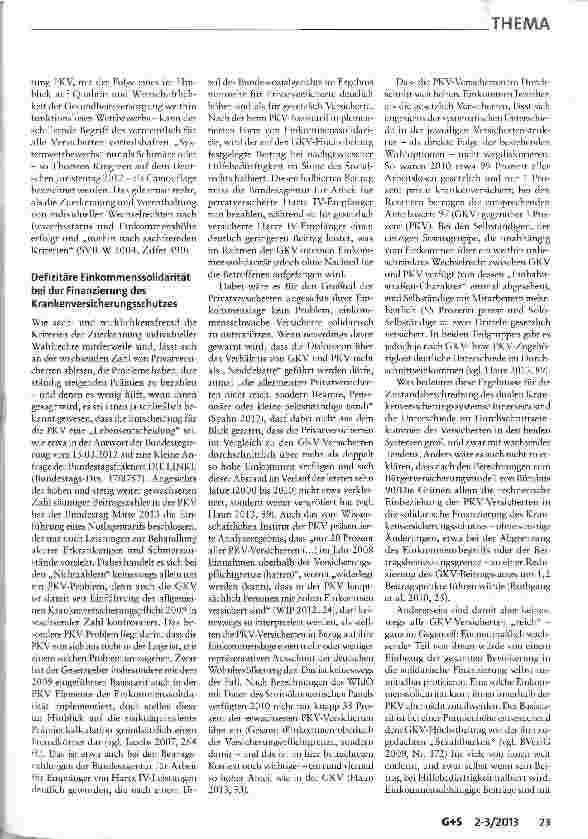 Vorschauseite 3: Vom dualen System zum einheitlichen Krankenversicherungsmarkt