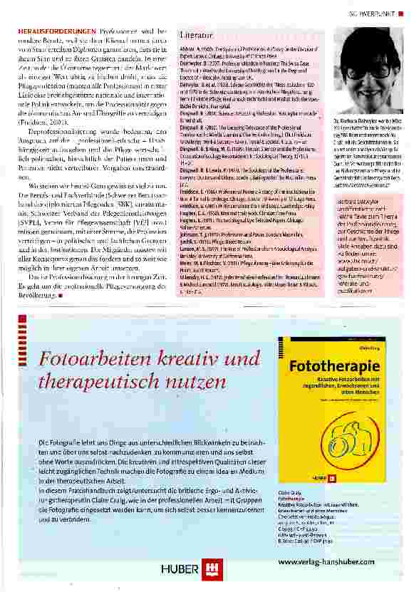 Vorschauseite 4: Die Professionalisierung der Pflege