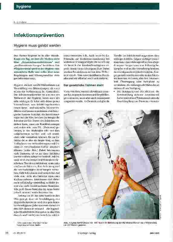 Vorschauseite 1: Infektionsprävention