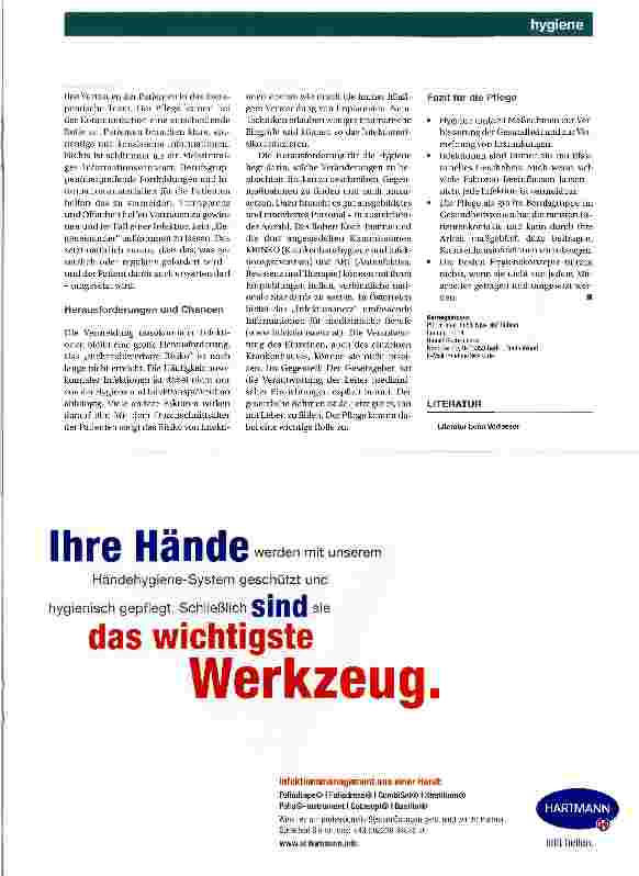 Vorschauseite 4: Infektionsprävention