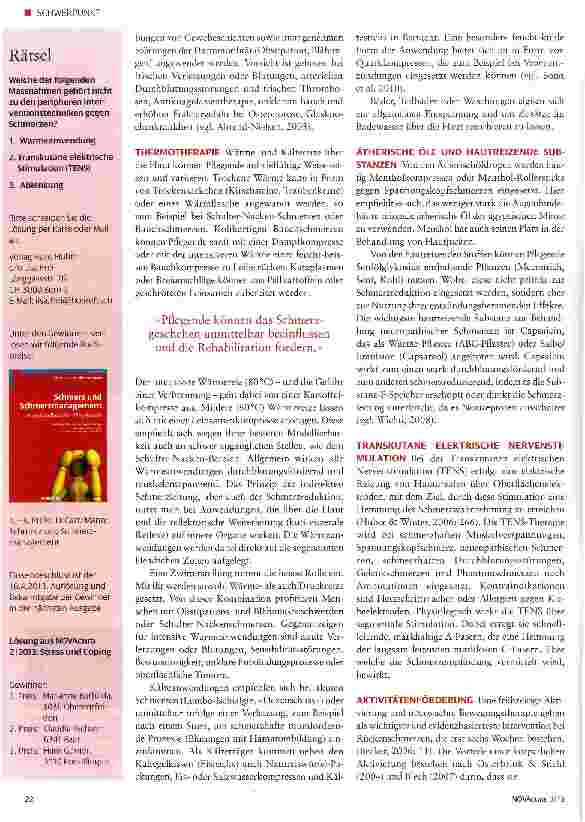 Vorschauseite 3: Schmerzen verstehen und behandeln