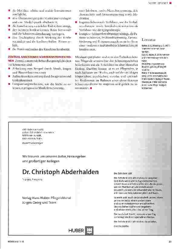 Vorschauseite 4: Schmerzen verstehen und behandeln