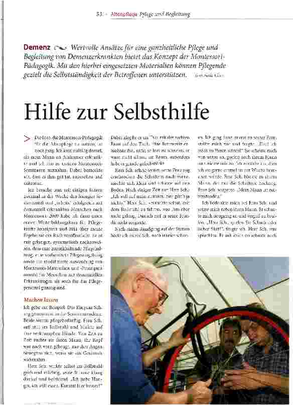 Vorschauseite 1: Hilfe zur Selbsthilfe