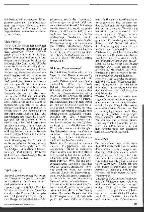 Vorschauseite 3: Einführung der Bereichspflege