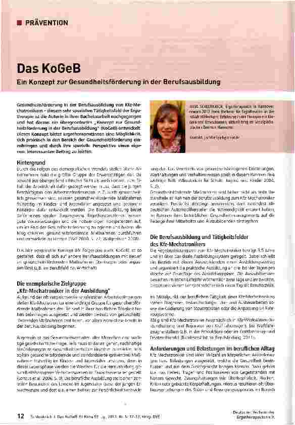 Vorschauseite 1: Das KoGeB
