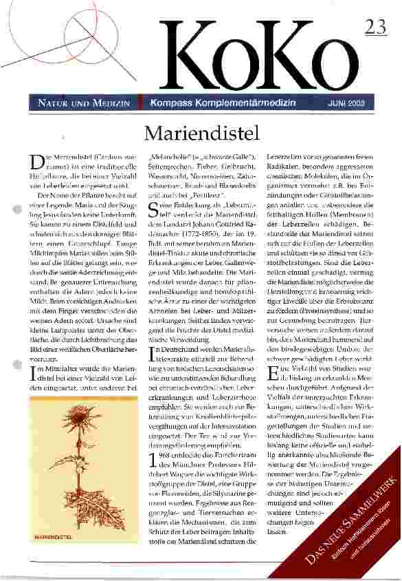 Vorschauseite 1: Mariendistel