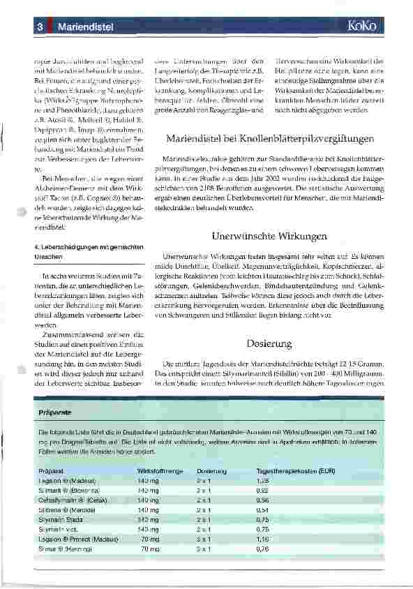 Vorschauseite 3: Mariendistel