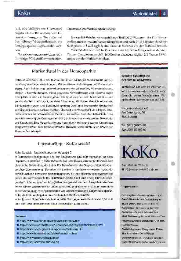 Vorschauseite 4: Mariendistel